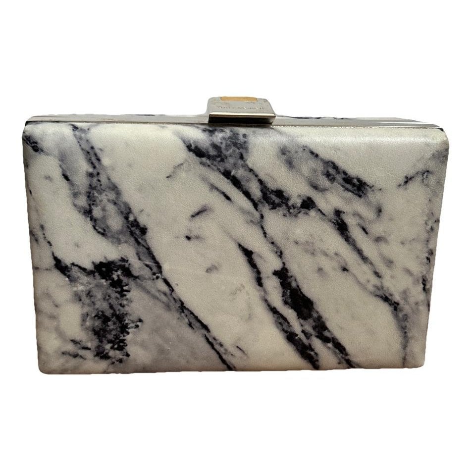 Vegan leather clutch bag