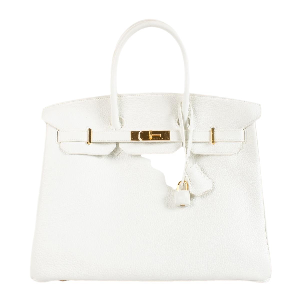 Hermes Birkin 35 leather handbag