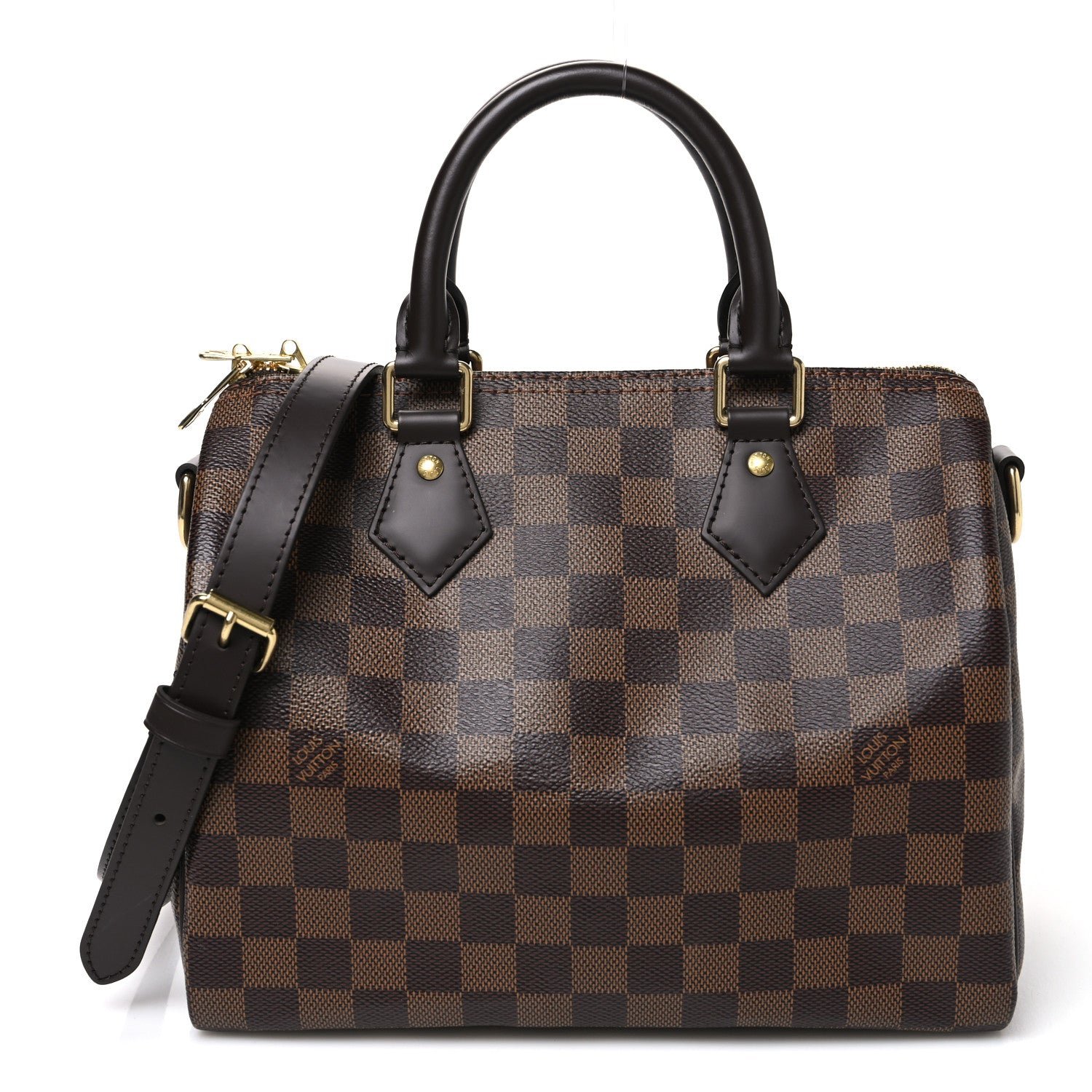 Louis Vuitton Damier Ebene Speedy Bandouliere 25