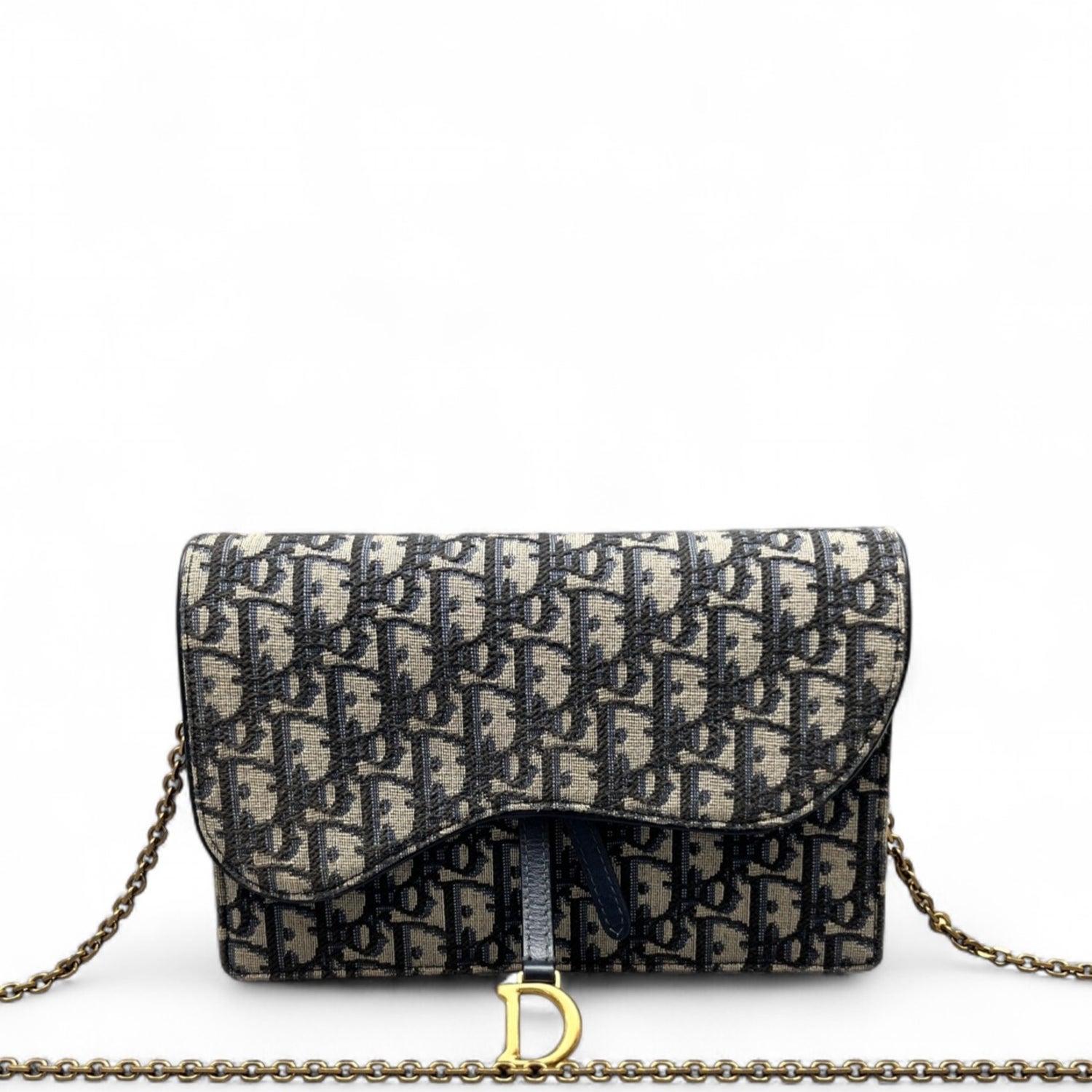 Dior Saddle Chain Pouch Medium