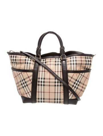 Burberry Haymarket Check Tote