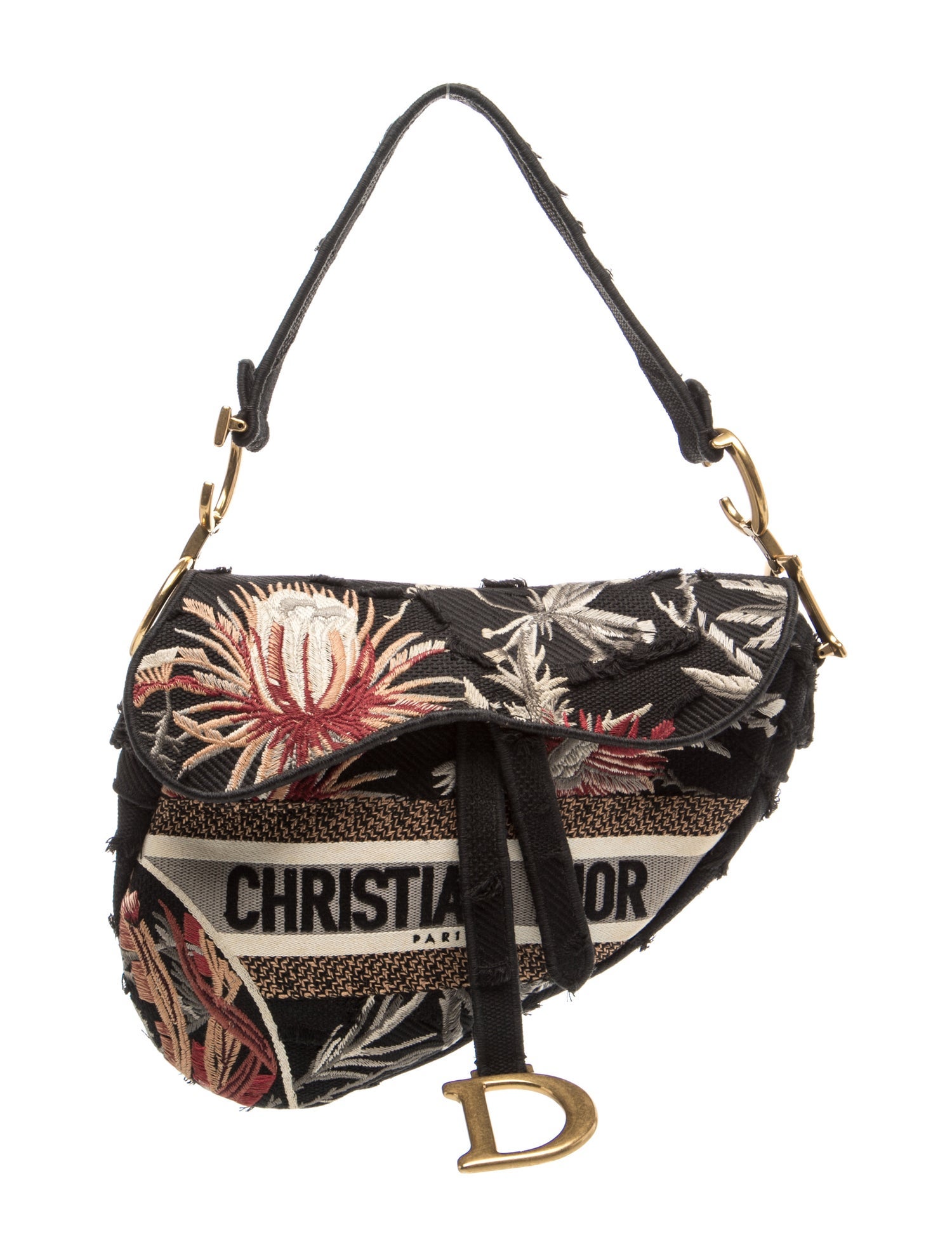 Dior Canvas Saddle