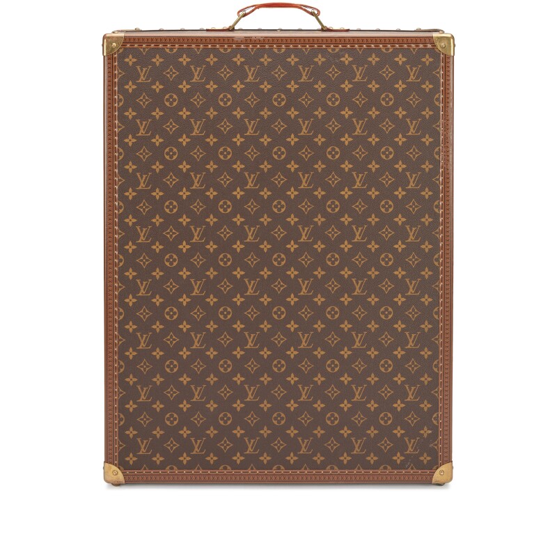Louis Vuitton Vintage Monogram Gemine 12 Pairs Shoe Trunk Brass Hardware, 1990s