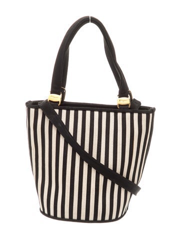 Ferragamo Canvas Top Handle Bag