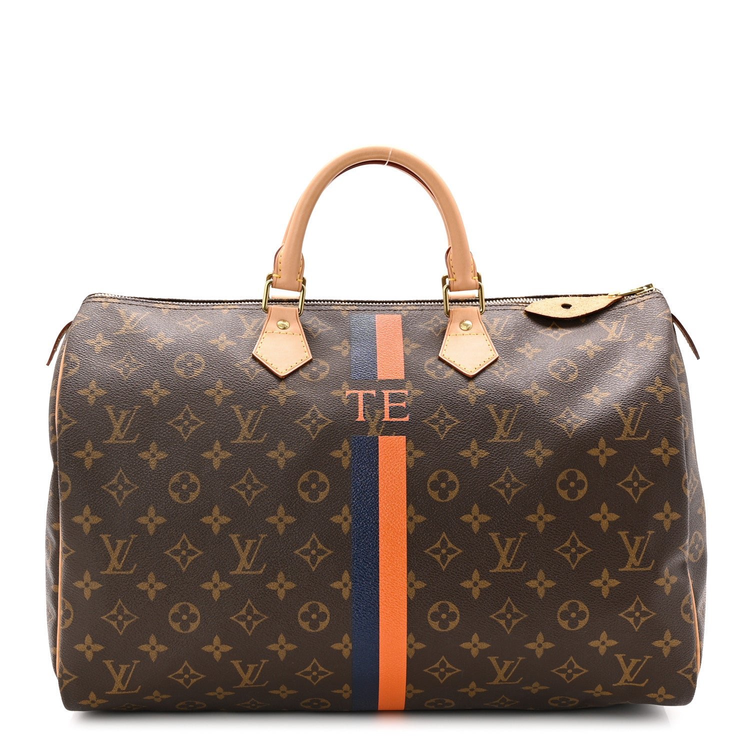 Louis Vuitton Louis Vuitton Monogram My LV Heritage Speedy 40 Orange Navy