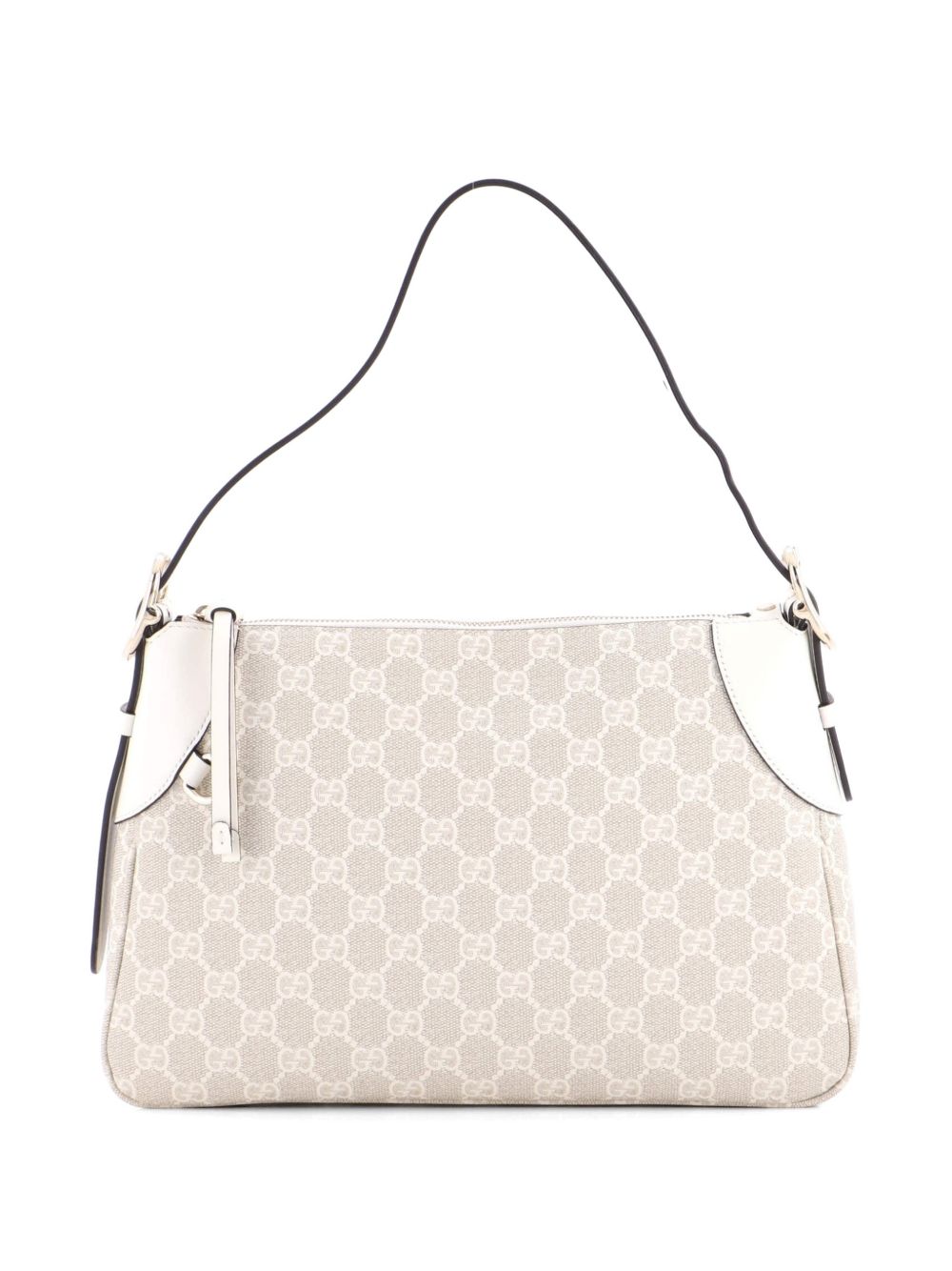 Emblem GG Coated Canvas with Leather Medium shoulder bag
