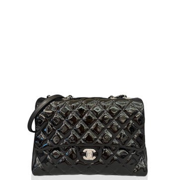Patent Leather Flap Bag