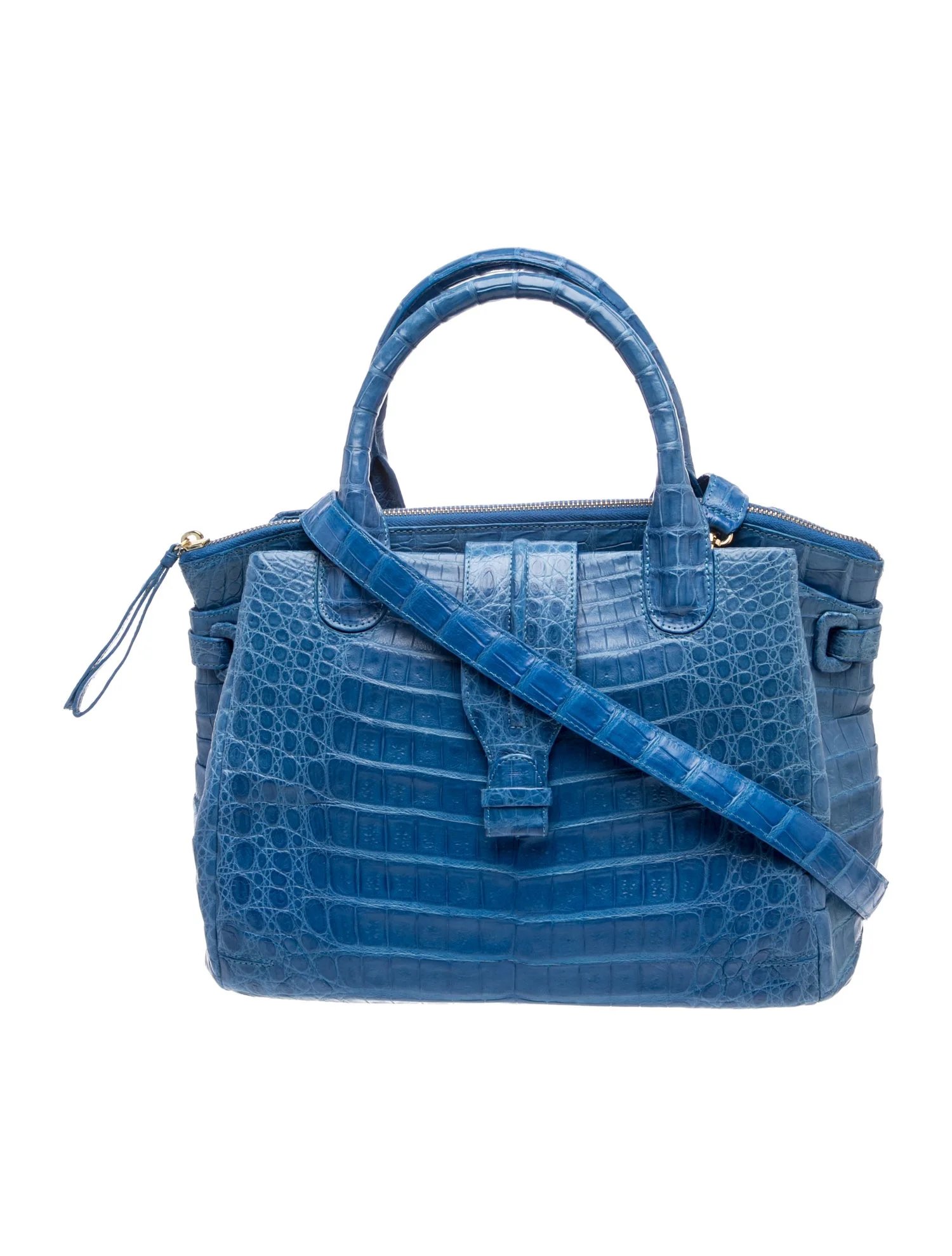 Nancy Gonzalez Crocodile Top Handle Bag