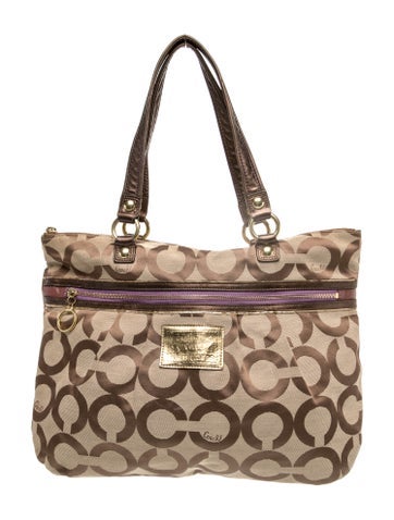 Coach Canvas Shoulder Bag