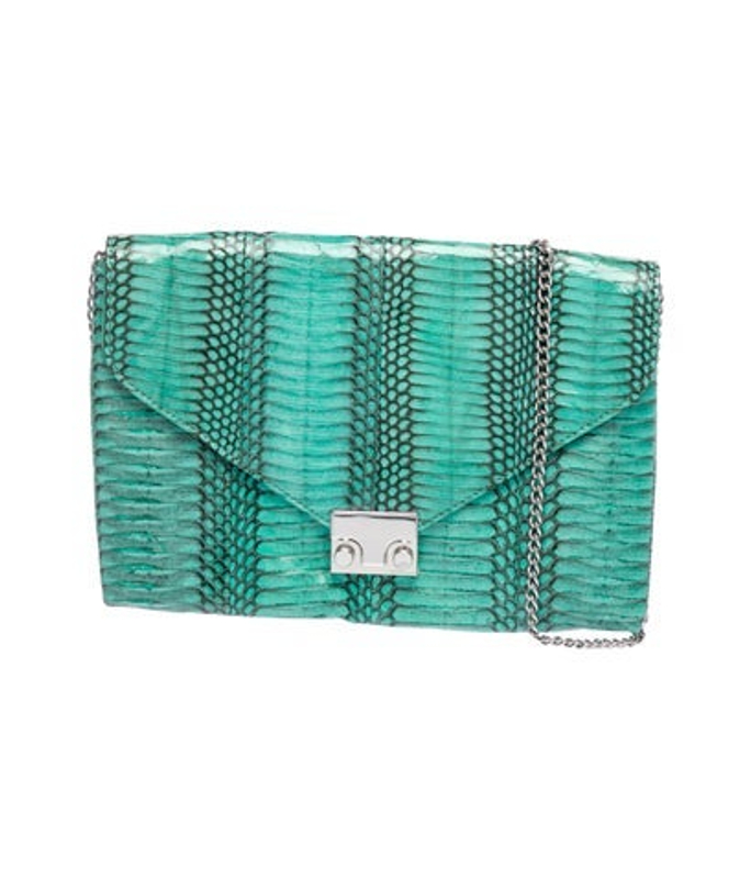 Loeffler Randall Randall Snakeskin Crossbody Bag