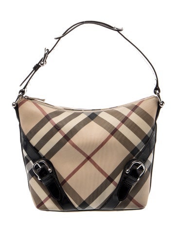 Burberry Super Nova Check Shoulder Bag