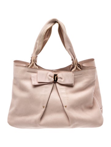 Salvatore Ferragamo Leather Top Handle Bag