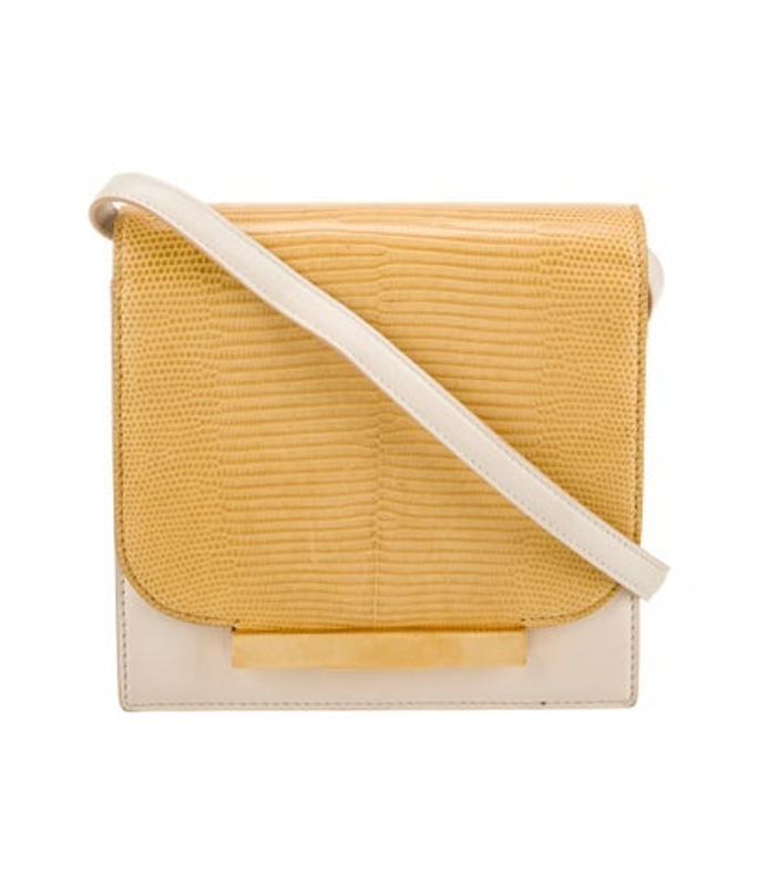 The Row Row Leather Messenger Bag