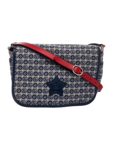 GG Canvas Star Messenger Bag