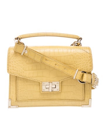 The Kooples Embossed Leather Top Handle Bag