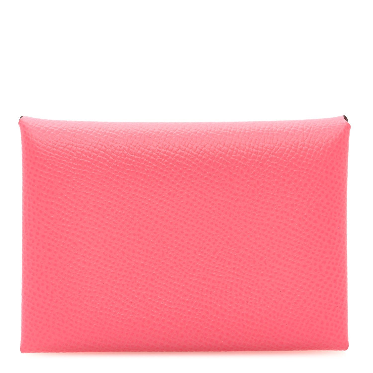 Hermes Epsom Calvi Duo Card Case Rose Azalee