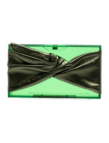 Charlotte Olympia Leather Clutch
