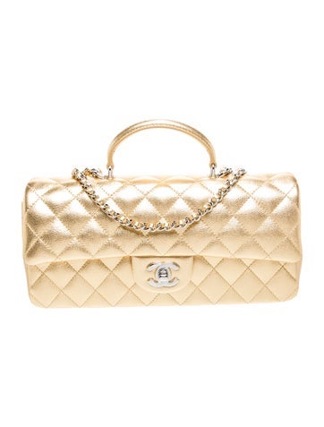 Top Handle East West Flap Bag