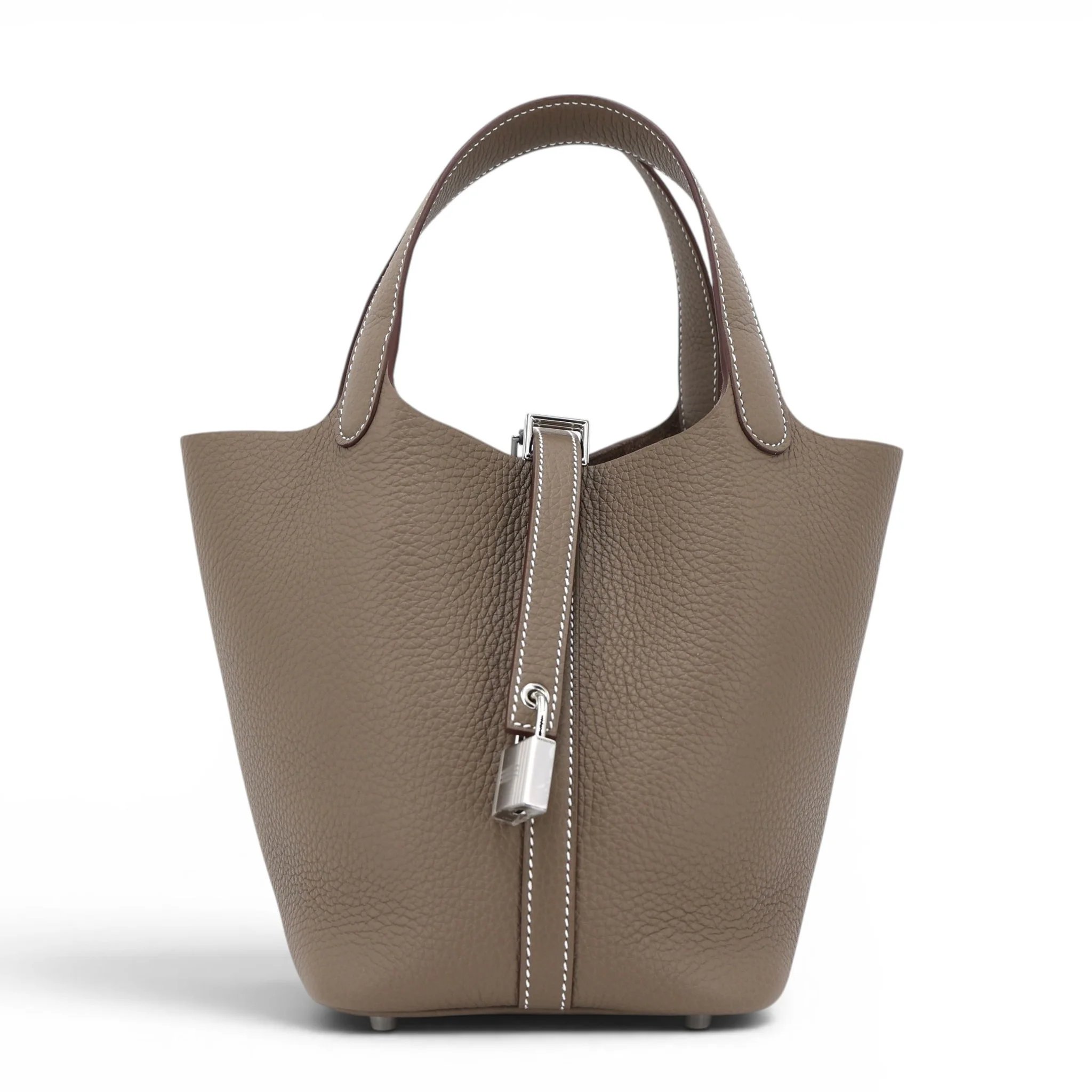 Hermes Picotin Lock PM Etoupe (18) Clemence Palladium hardware K (2025)