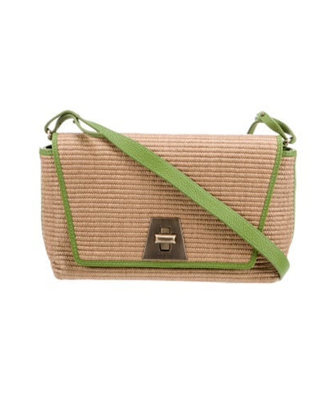 Akris Raffia Crossbody Bag