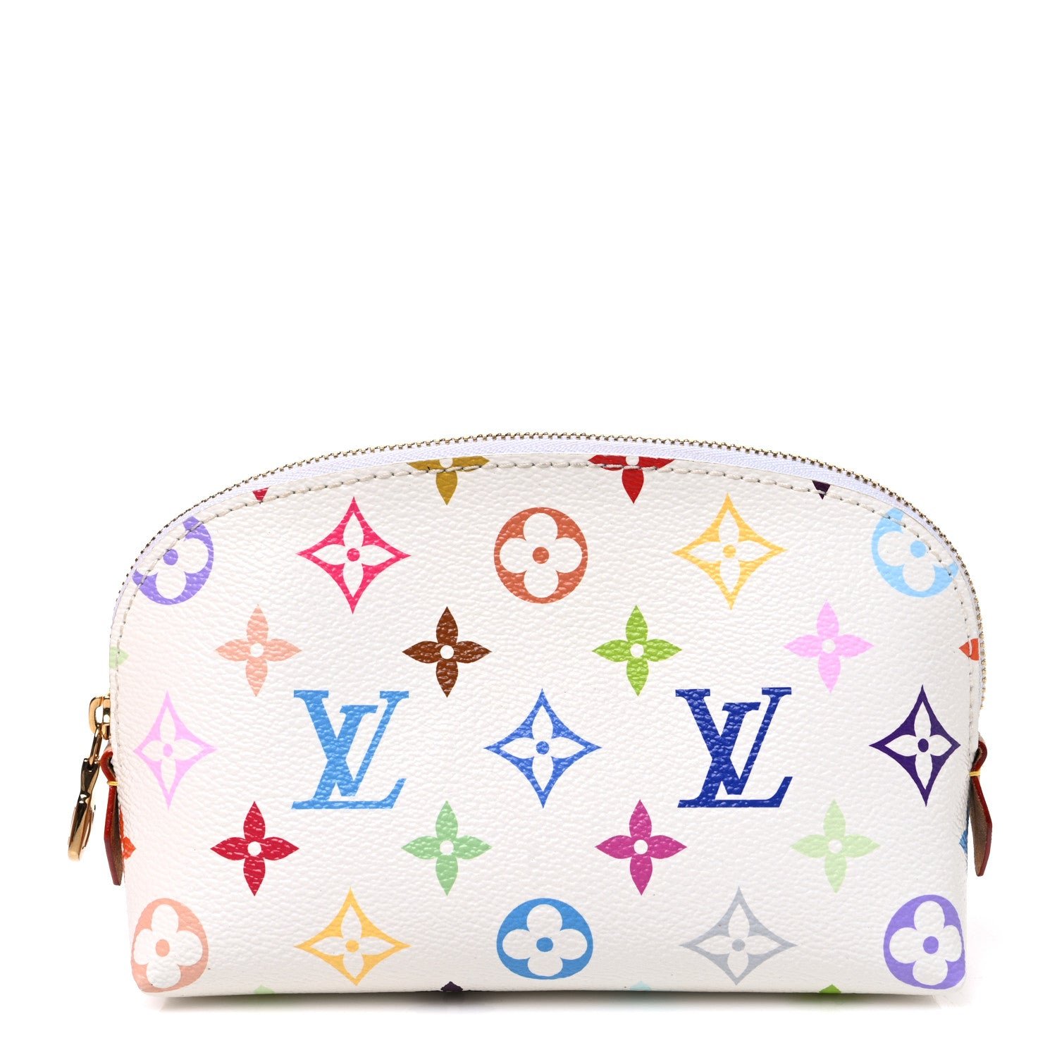 Louis Vuitton LV x TM Monogram Multicolor Cosmetic Pouch PM White