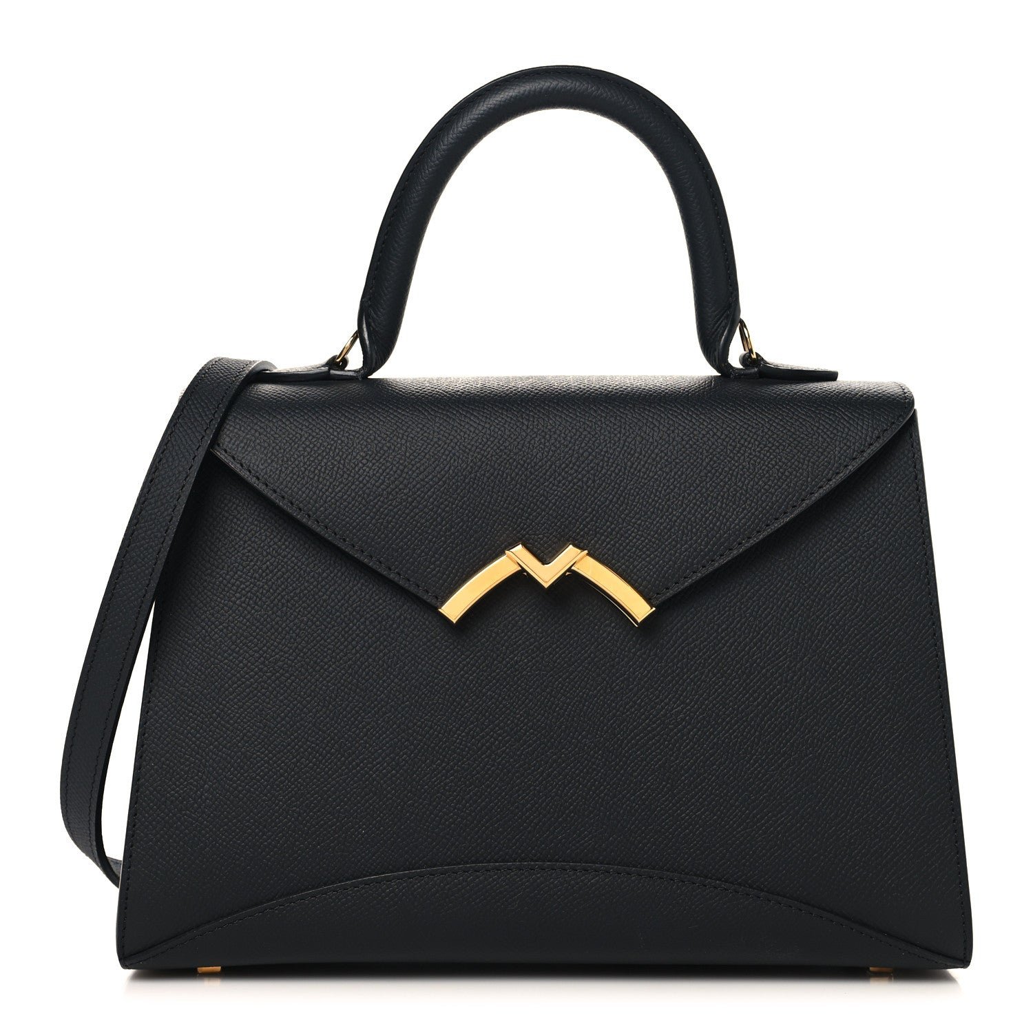 Moynat Carat Calfskin Gabrielle PM Black