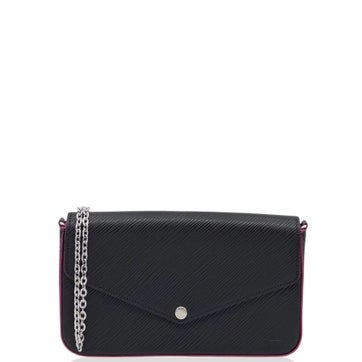 Calfskin Pochette Felicie Chain Wallet