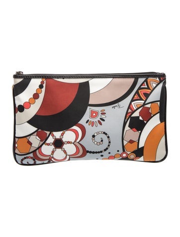 Emilio Pucci Canvas Clutch