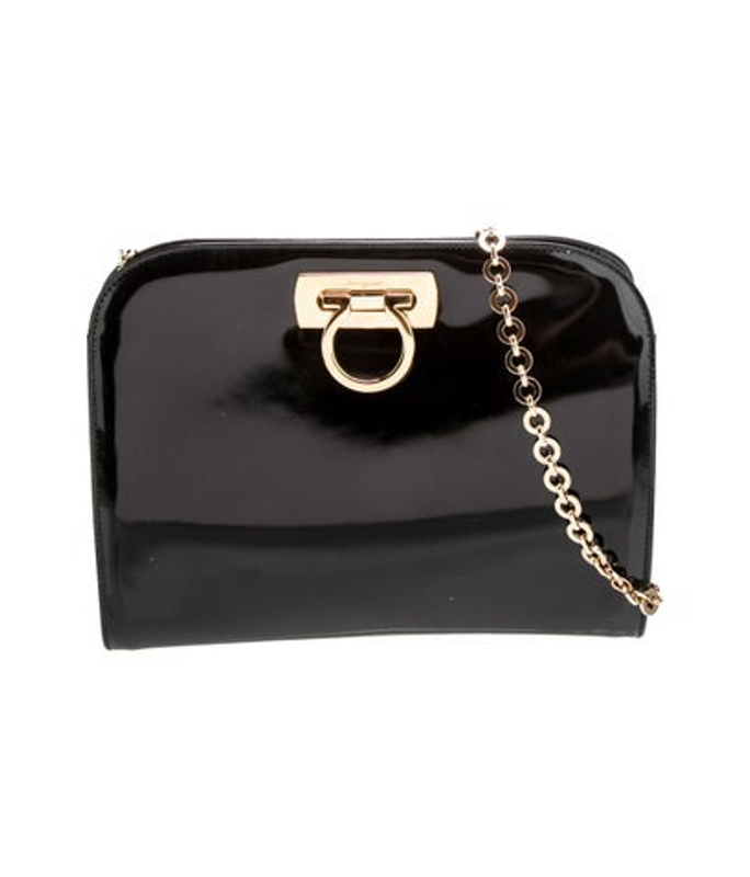 Salvatore Ferragamo Ferragamo Patent Leather Evening Bag