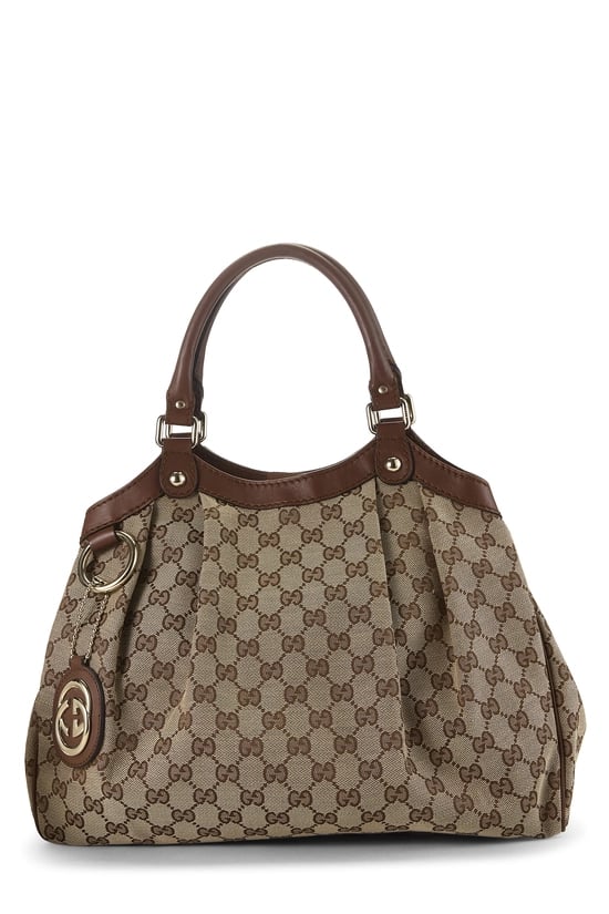 Brown Original GG Canvas Sukey Tote