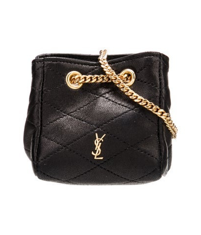 Saint Laurent Laurent Quilted Baby Bucket Baby W Tags