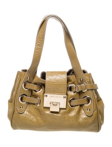 Jimmy Choo Patent Leather Top Handle Bag