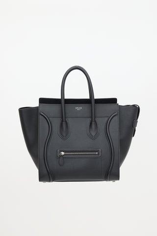 2015 Leather Mini Luggage Tote Bag