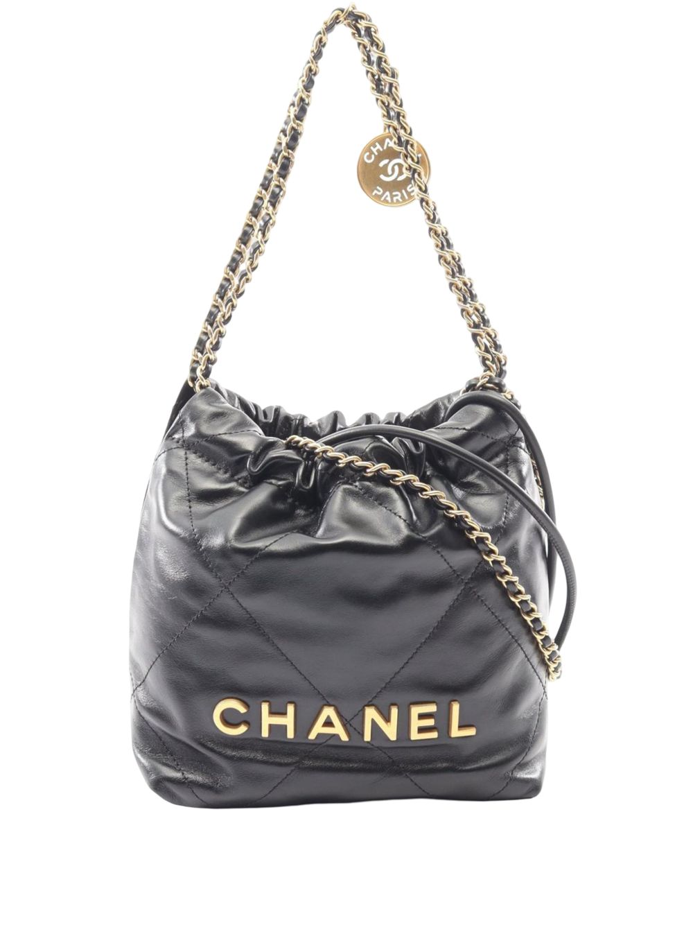 2021-2026 Mini Shiny Calfskin 22 Handbag satchel
