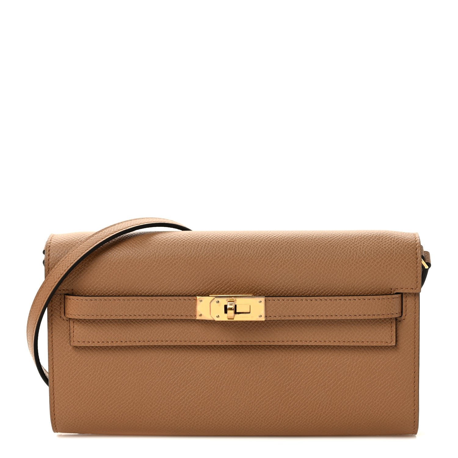 Hermes Epsom Verso Kelly Wallet To Go Chai Mauve Sylvestre