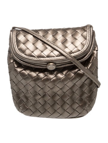 Intrecciato Crossbody Bag Mini Vintage