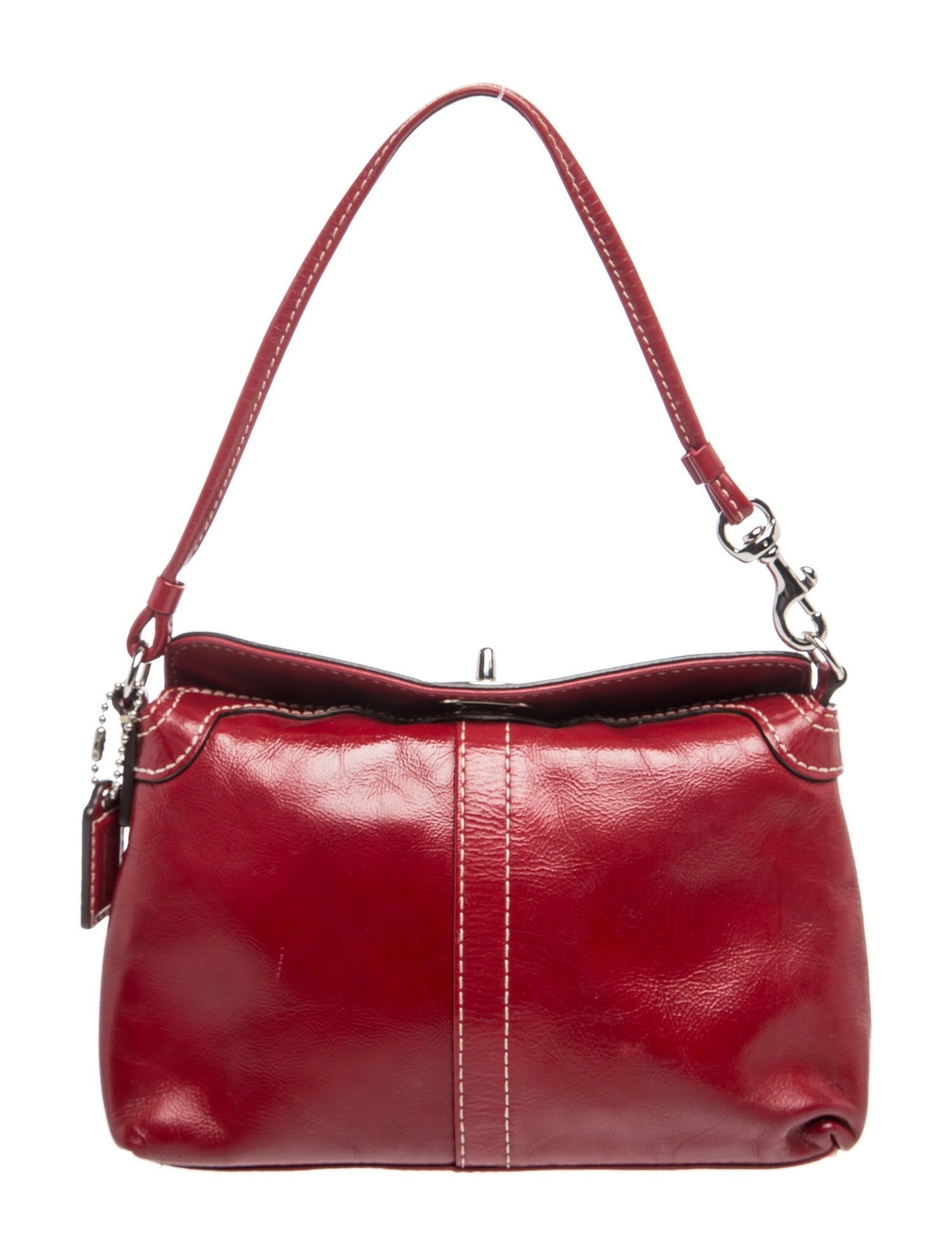 Leather Top Handle Bag