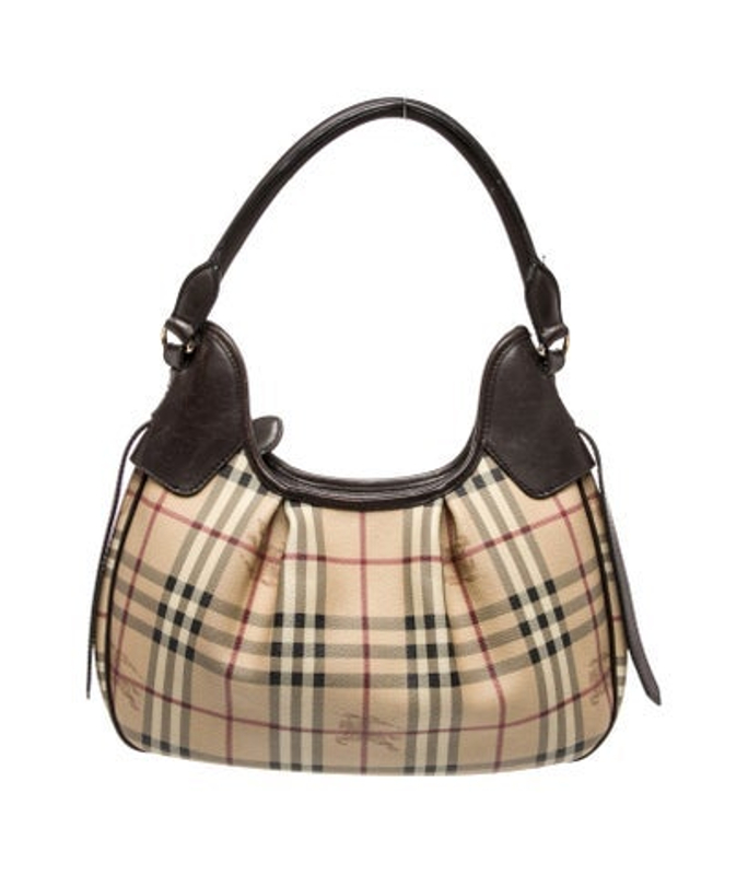 Burberry Haymarket Check Shoulder Bag