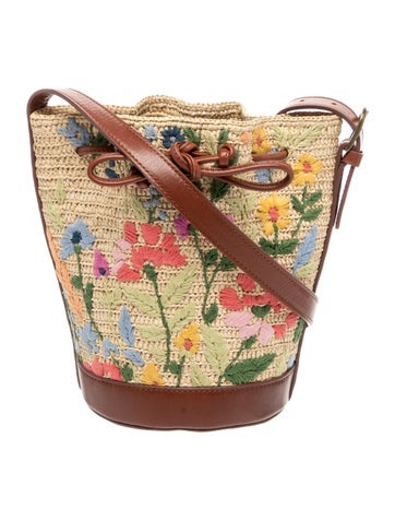 Raffia Bucket Bag