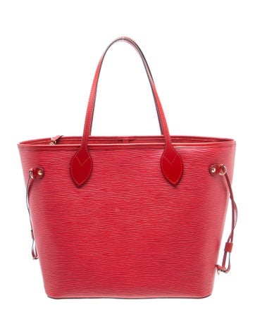 Epi Leather Neverfull w/Pouch MM