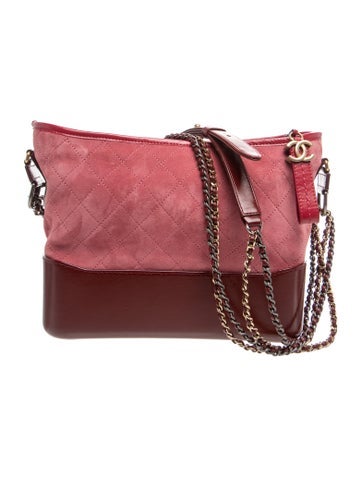 Quilted Suede Large Gabrielle Hobo