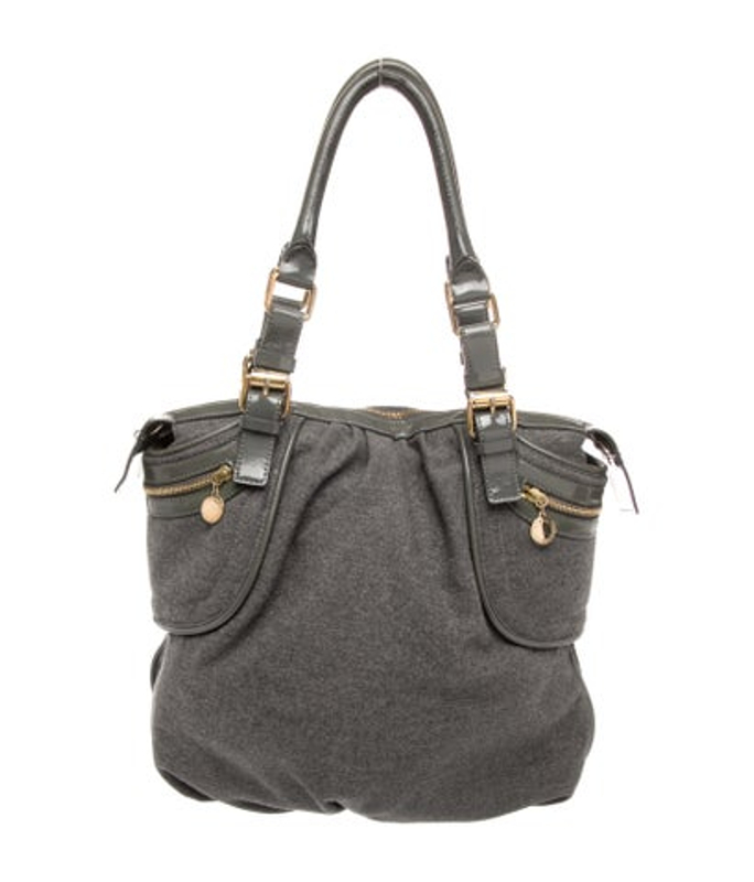 Stella McCartney Mccartney Vegetarian Suede Shoulder Bag