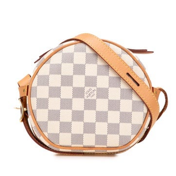 Louis Vuitton Calf Leather Damier Azur Boite Chapeaux Souple