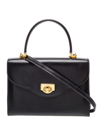 Leather Top Handle Bag