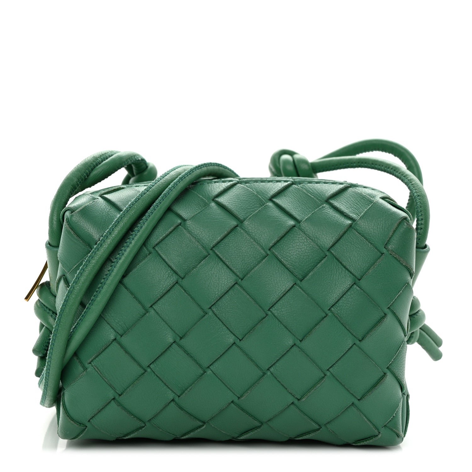 Bottega Veneta Nappa Intrecciato Candy Loop Camera Bag Mermaid