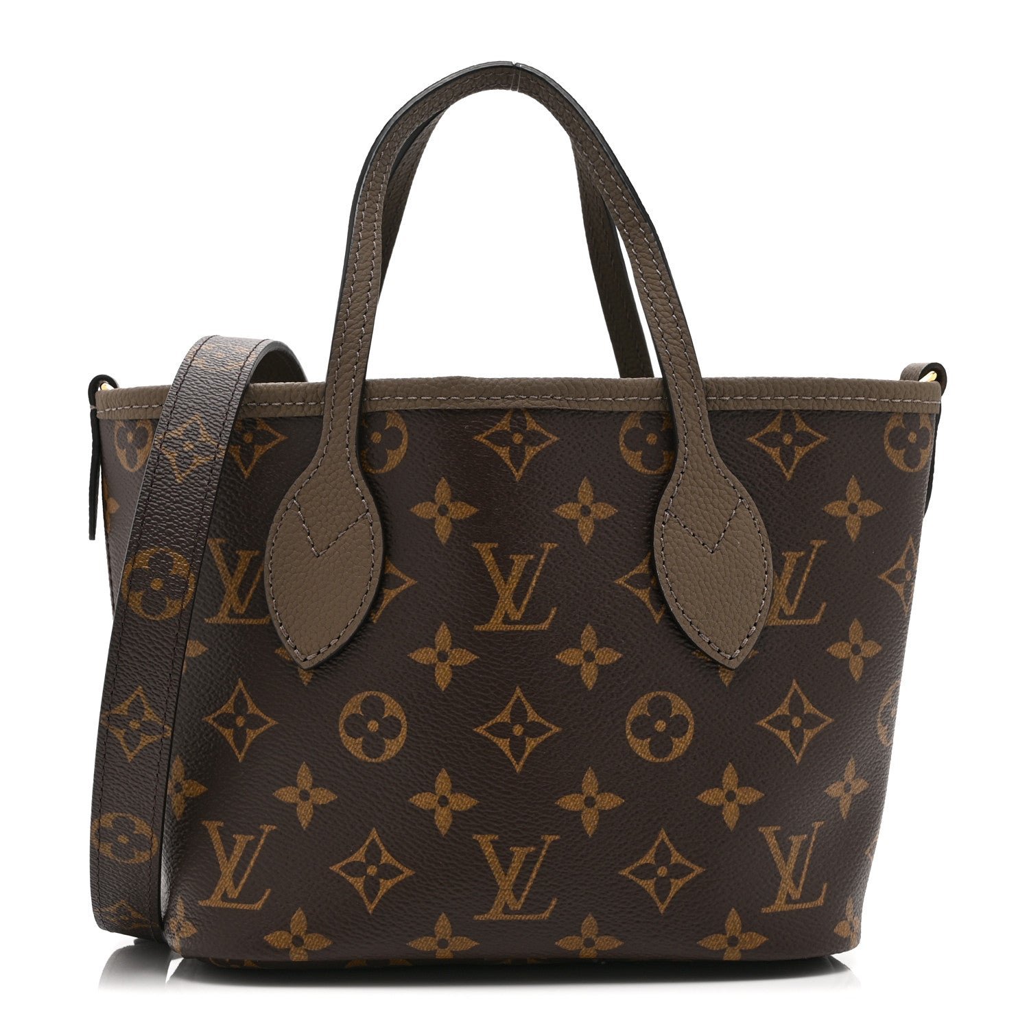 Louis Vuitton Monogram Neverfull Inside Out Bandouliere BB Dark Fango