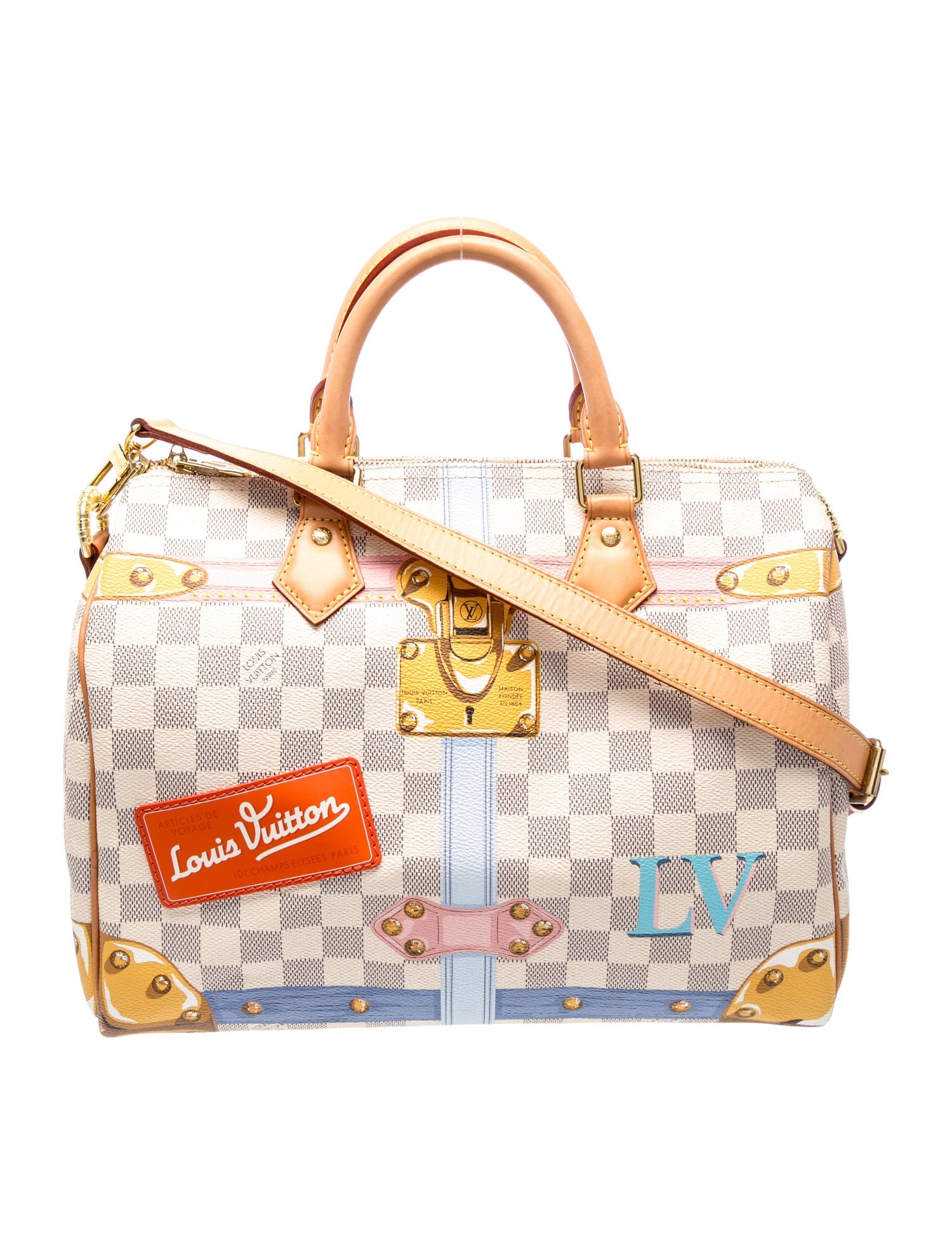 Louis Vuitton Damier Azur Speedy Bandouliere 30
