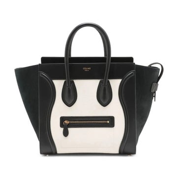 Leather Luggage Mini Shopper