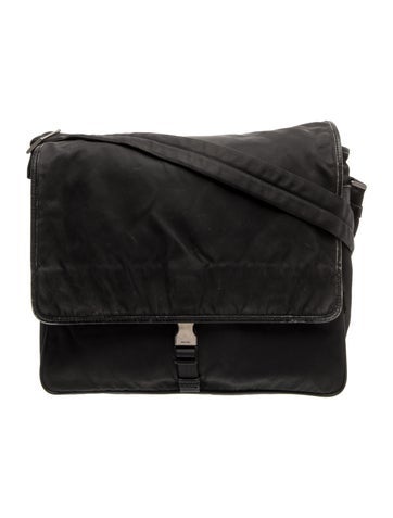 Tessuto Nylon Messenger Bag