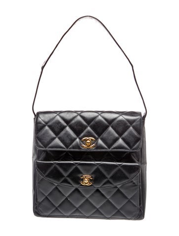 Quilted Double Pocket Bag